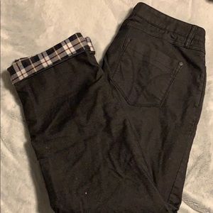 Prana flannel lined jeans